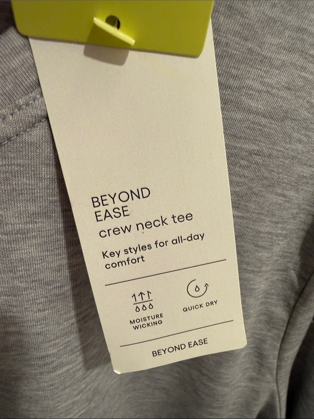 all in motion Light Heather Gray Long Sleeve Crew - Picture 6 of 7
